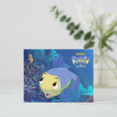 CrocPond's RINDIN het Puffer-Briefkaart Briefkaart (Staand voorkant)