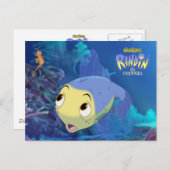 CrocPond's RINDIN het Puffer-Briefkaart Briefkaart (Voorkant / Achterkant)