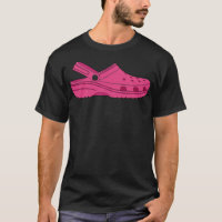 Crocs Clog Neon Magenta Hot Pink Classic T-Sh