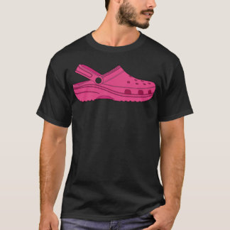 Crocs Clog Neon Magenta Hot Pink Classic T-Sh T-shirt