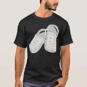 Crocs Clog White Shoe Classic T-Shirt (Voorkant)
