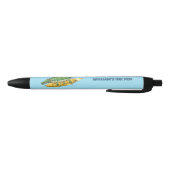 Croc's Gouden Raket Zwarte Inkt Pen (Bodem)