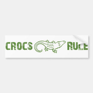 Crocs Regeren Bumpersticker