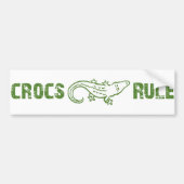 Crocs Rule Bumpersticker (Voorkant)