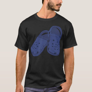 Crocs shoe Pair cerulean blue Classic T-Shirt