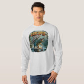 Croctopus illustratie Combo Creature Grappig T-shirt (Voorkant volledig)