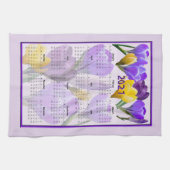 Crocus 2021 keukenhanddoek voor kalender (Horizontaal)