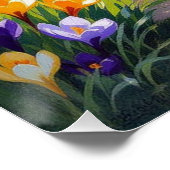 Crocus Bloem Perfect Poster (Hoek)