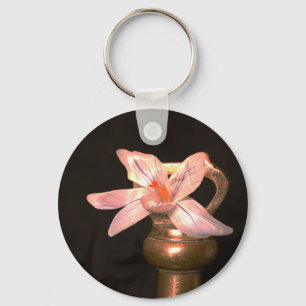Crocus Bloemen Sleutelhanger