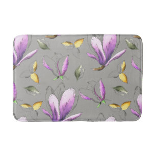 Crocus Blooms Bath Mat