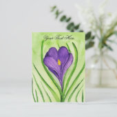 Crocus Briefkaart (Staand voorkant)