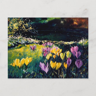crocus briefkaart