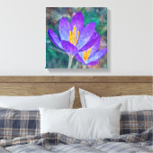 Crocus Canvas Afdruk (Insitu (Slaapkamer))