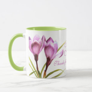 Crocus fine art Amazing Aunty paarse green mok