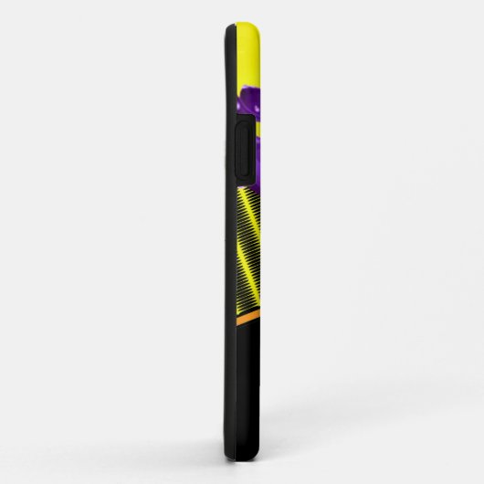 Crocus Floral/Geometrisch ontwerp Case-Mate iPhone Case (Achterkant/rechts)