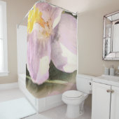 Crocus Floral Waterverf schilderen Douchegordijn (In situ)