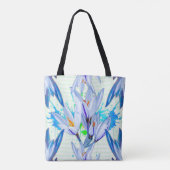 Crocus Flower Abstract Tote Bag (Achterkant)