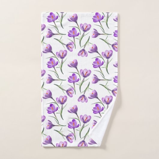 Crocus Flower Bad Handdoek (Handdoek)