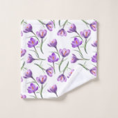 Crocus Flower Bad Handdoek (Wasdoekje)