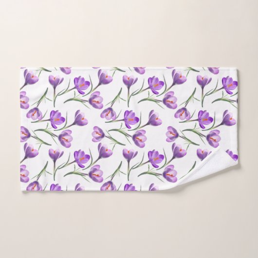 Crocus Flower Bad Handdoek (Handdoek)