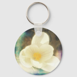Crocus Flower Grunge Sleutelhanger