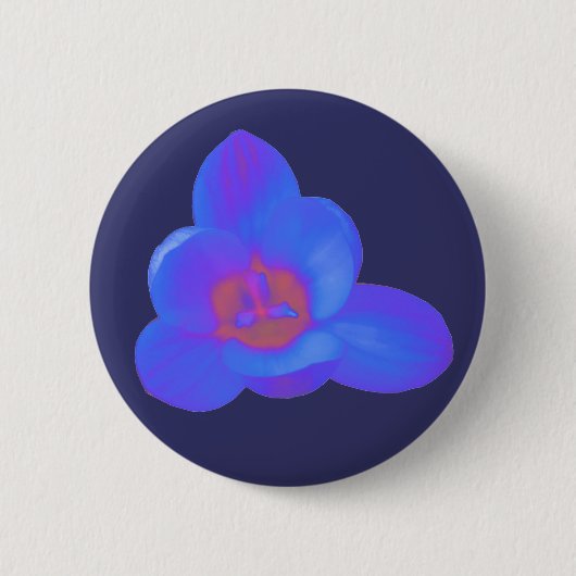 Crocus Flower Hot en Cold Button (Voorkant)