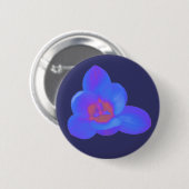Crocus Flower Hot en Cold Button (Voorkant /achterkant)