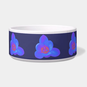 Crocus Flower Hot en Cold Dog Bowl Voerbakje