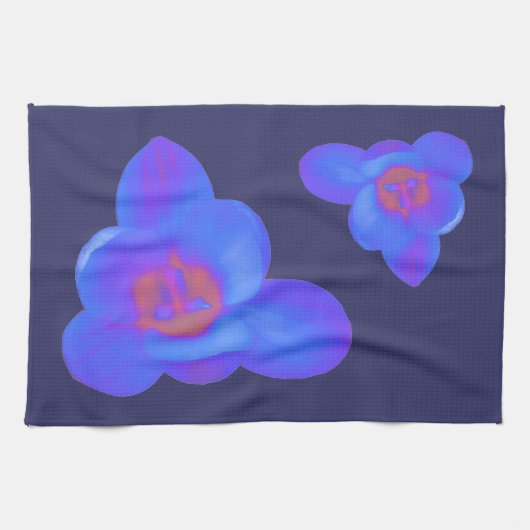 Crocus Flower Hot en Cold Kitchen Towel Theedoek (Horizontaal)