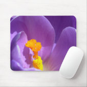 Crocus Flower Mousepad Paars/Blue Decor Gifts Muismat (Met muis)