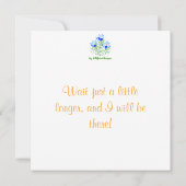 Crocus Flower on White Flat Card (Achterkant)