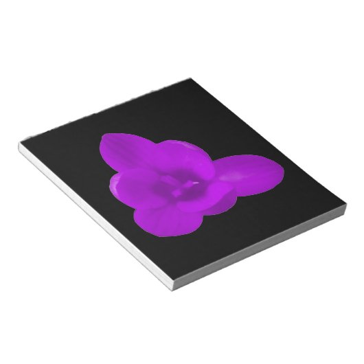 Crocus Flower Paars Notepad Notitieblok (Schuin)