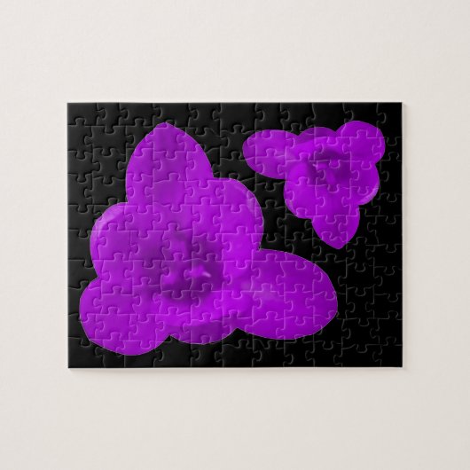 Crocus Flower Paars Puzzle Legpuzzel (Horizontaal)