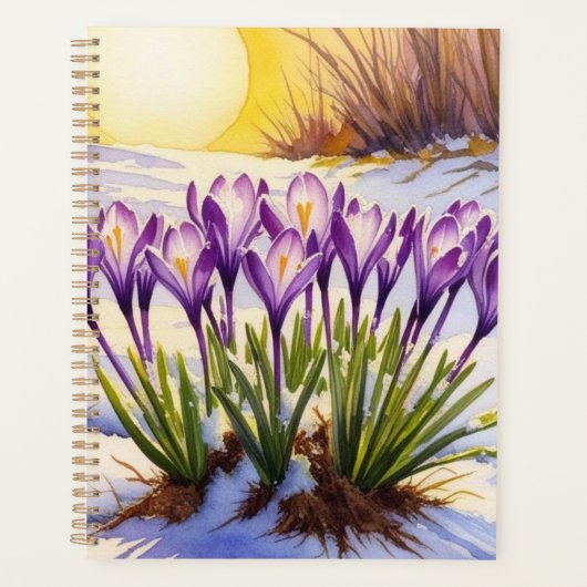 Crocus Flower Planner (Voorkant)