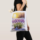 Crocus Flower Tote Bag (Dichtbij)