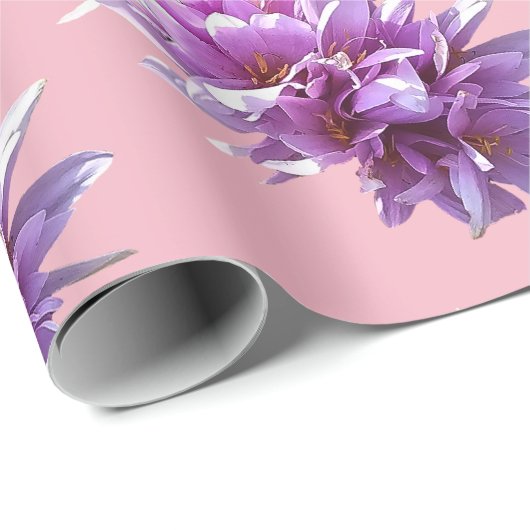 Crocus Flowers Cadeaupapier (Rol Hoek)