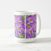 CROCUS FLOWERS COFFEE MOK (Voorkant rechts)