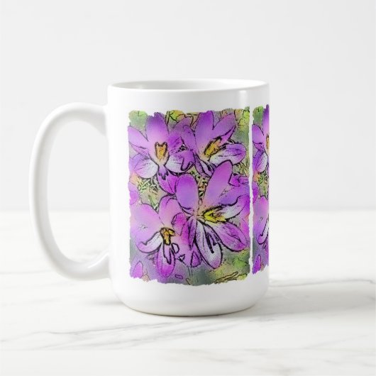 CROCUS FLOWERS COFFEE MOK (Links)