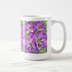 CROCUS FLOWERS COFFEE MOK