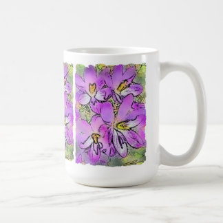 CROCUS FLOWERS COFFEE MOK