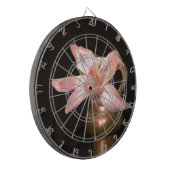 Crocus Flowers Dartbord (Voorkant Links)
