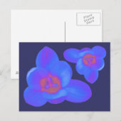 Crocus Flowers Hot en Cold Briefkaart (Voorkant / Achterkant)