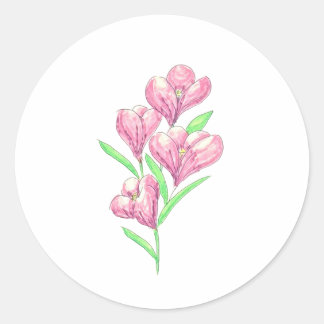 Crocus Flowers Ronde Sticker