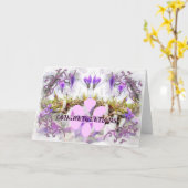 Crocus Gefeliciteerd Kaart (Gele Bloem)