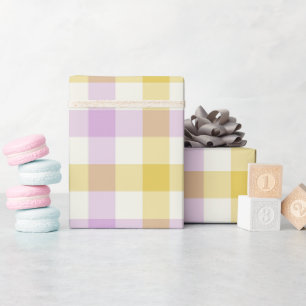 Crocus Gingham - Inpakpapier