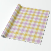 Crocus Gingham - Inpakpapier (Uitgerold)