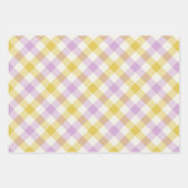 Crocus Gingham Inpakpapier Vel (Voorkant)