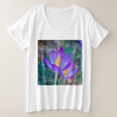 Crocus Grote Maat T-shirt (Design voorkant)