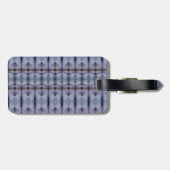 Crocus Ikat 2 Fog Bagagelabel (Achterkant horizontaal)