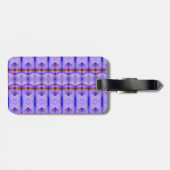 Crocus Ikat 2 Sangria Bagagelabel (Achterkant horizontaal)